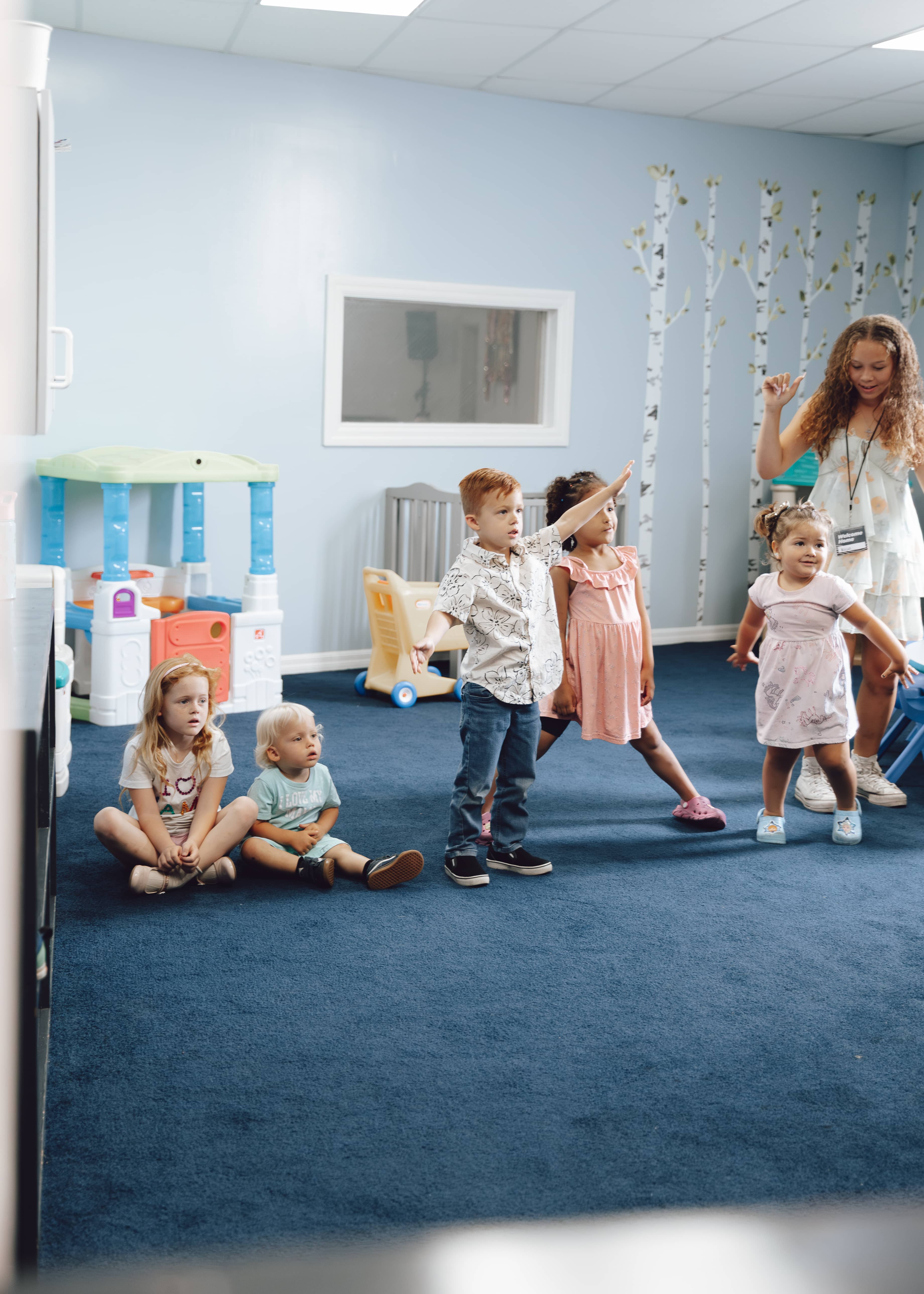 Kids in classroom at Hope City