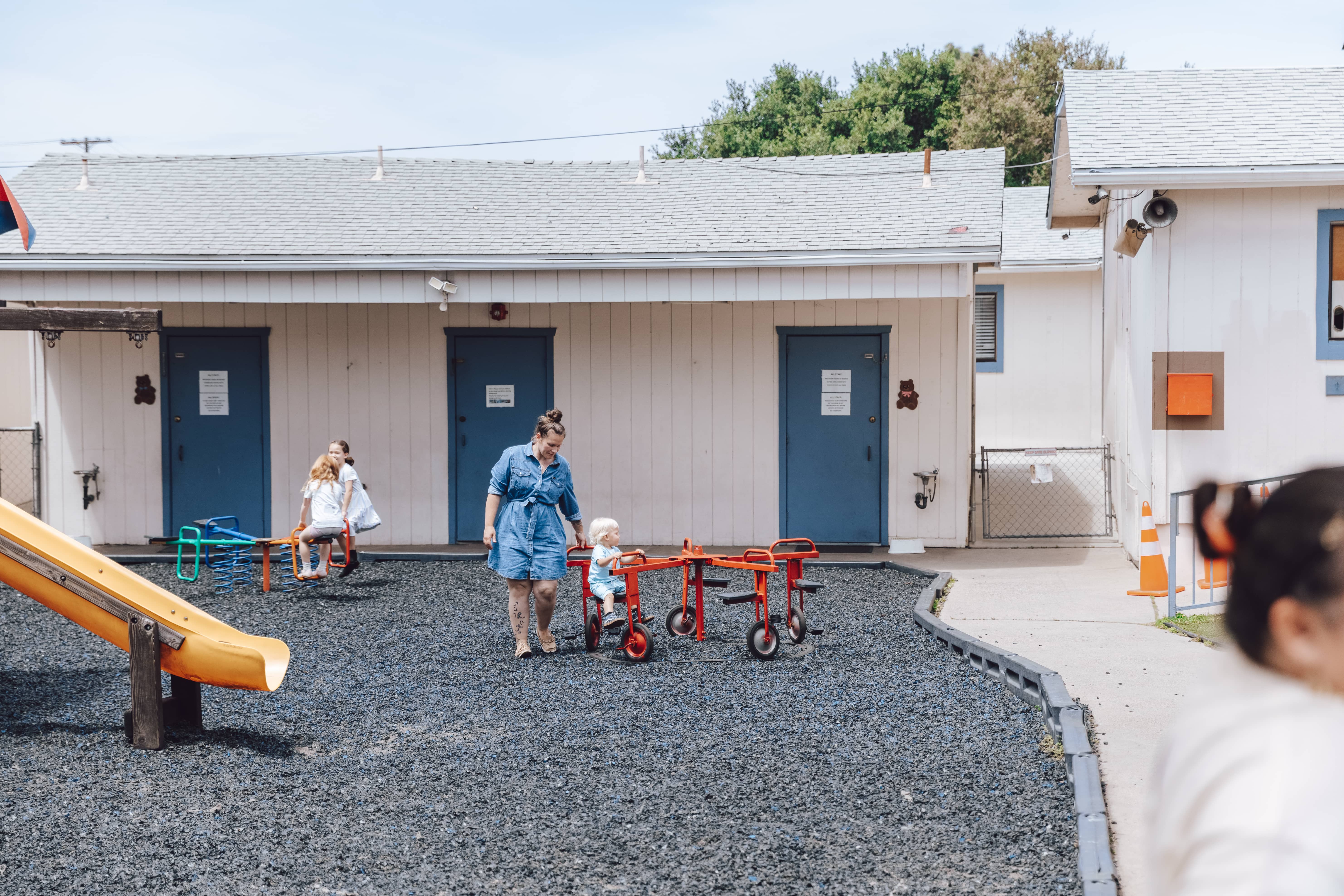 Kids playing outdoors at Hope City Church